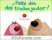 Envía saludos el día del trabajo.