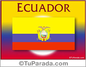 Bandera de Ecuador