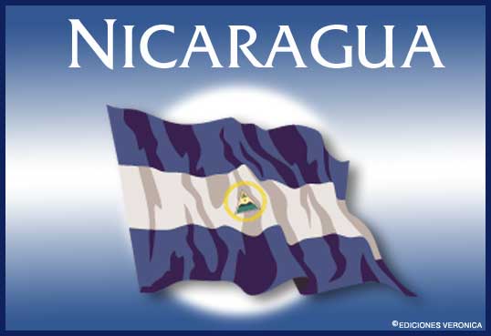 Tarjeta - Bandera de Nicaragua