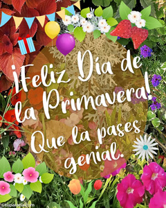 Tarjeta de Día de la Primavera