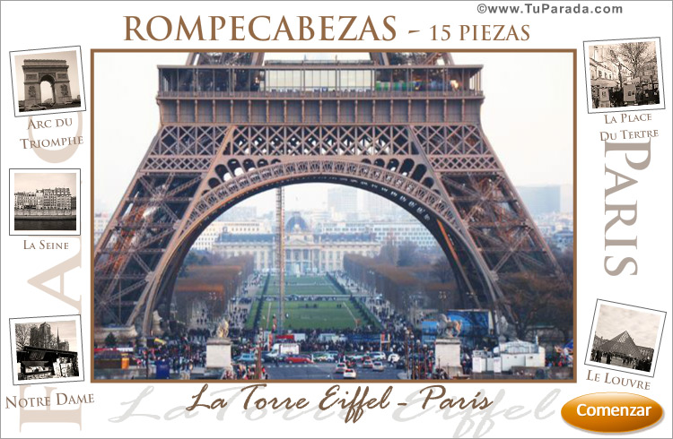Rompecabezas - La Torre Eiffel.
