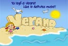 Tarjeta de ya llegó el verano