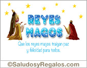 Tarjeta de Reyes Magos
