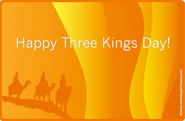 Three Kings Day ecard