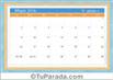 Origen y significado de Calendario mayo 2016