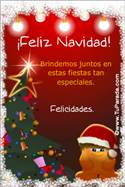 Origen y significado de Tarjeta para imprimir: Saludo navideño