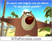 Un abrazo, lo más grande posible.