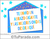Un abrazo y las mejores ondas