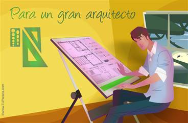Origen y significado de Tarjeta para arquitectos