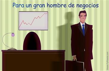 Origen y significado de Tarjeta para un hombre de negocios