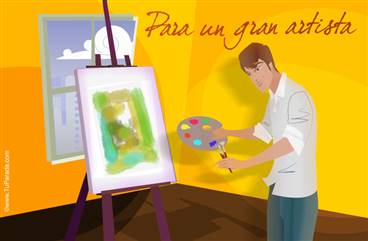 Origen y significado de Para un gran artista