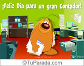 Tarjeta para un gran contador