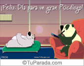 Tarjeta para un gran psicólogo