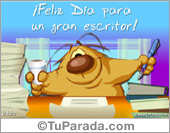 Tarjeta para un escritor