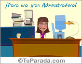 Para una gran administradora