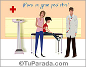 Tarjeta para un gran pediatra