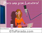 Para una gran locutora