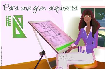 Origen y significado de Tarjeta para arquitectas