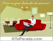 Para un gran diseñador de interiores