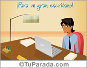 Tarjeta de escribano