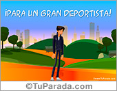 Para un gran deportista