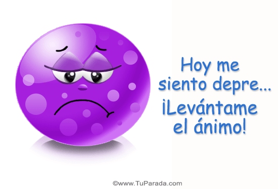 Hoy estoy con depre...