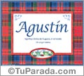 Agustín - Significado y origen
