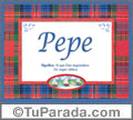 Pepe - Significado y origen