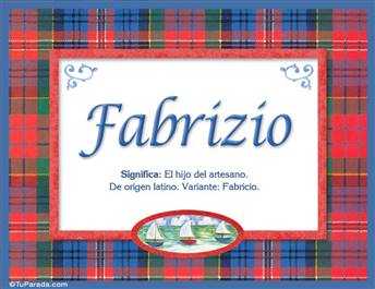 Fabrizio - Significado y origen