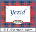 Yezid - Significado y origen