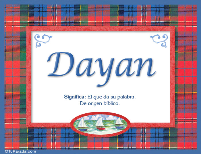 Nombre Dayan - Significado y origen, Imagen Significado de Dayan - Significado y origen