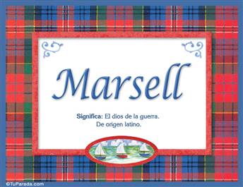 Marsell - Significado y origen