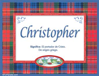Christopher - Significado y origen