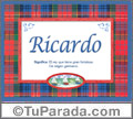 Ricardo - Significado y origen
