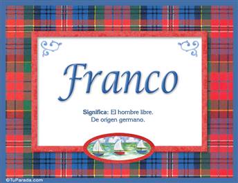 Franco - Significado y origen