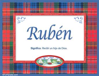 Rubén - Significado y origen