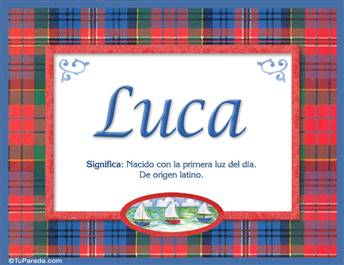 Luca - Significado y origen