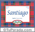 Santiago - Significado y origen