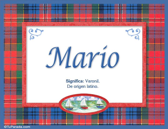 Nombre Mario - Significado y origen, Imagen Significado de Mario - Significado y origen