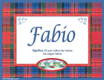 Fabio - Significado y origen