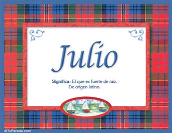 Julio - Significado y origen