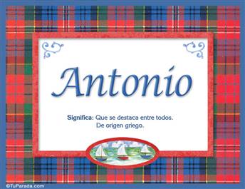 Antonio - Significado y origen