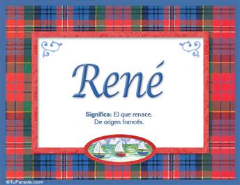 René - Significado y origen