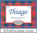 Thiago - Significado y origen