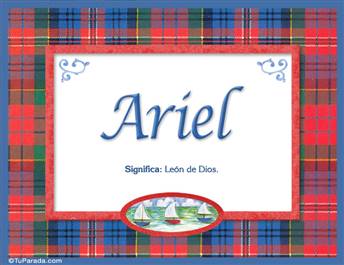 Ariel - Significado y origen