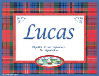 Lucas - Significado y origen