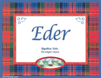 Eder - Significado y origen