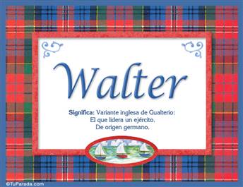 Walter - Significado y origen