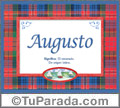 Augusto, nombre, significado y origen de nombres
