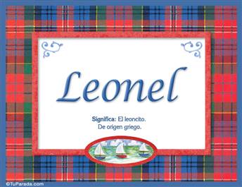 Leonel, nombre, significado y origen de nombres